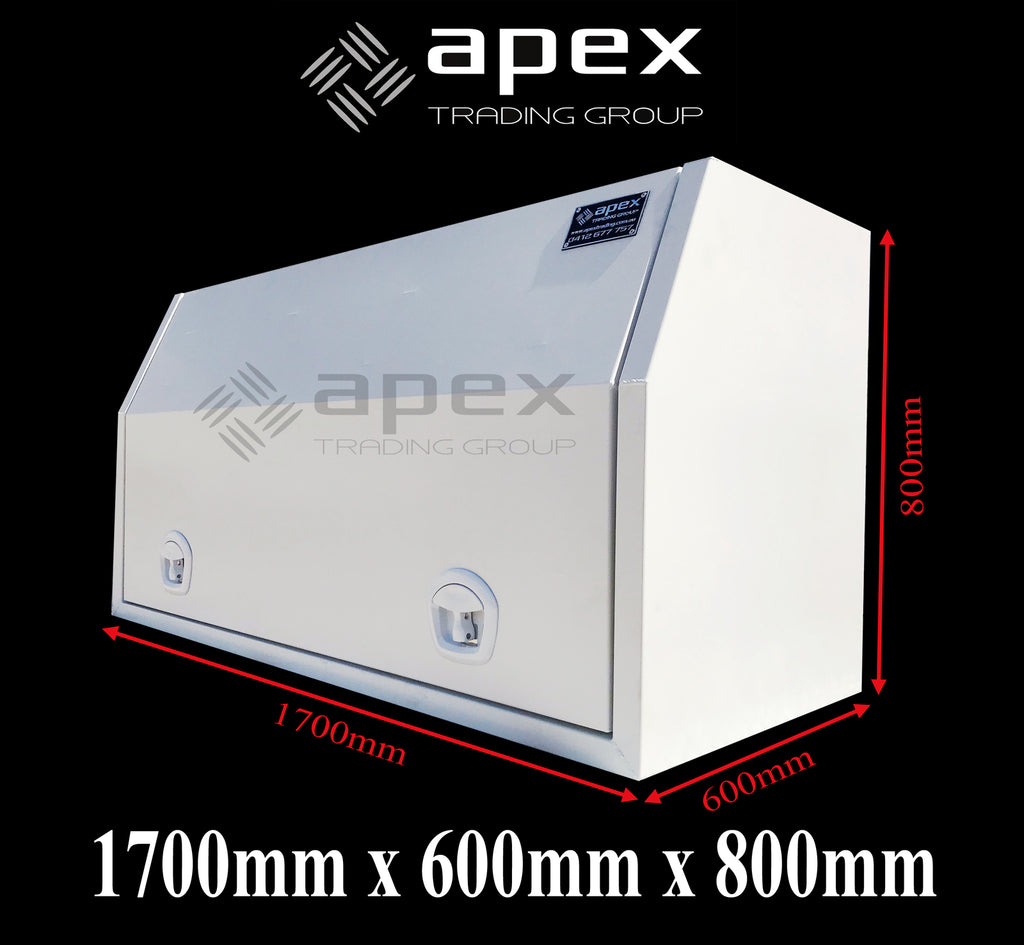 Aluminium Full Lid Toolbox White Series 1768FFPWL