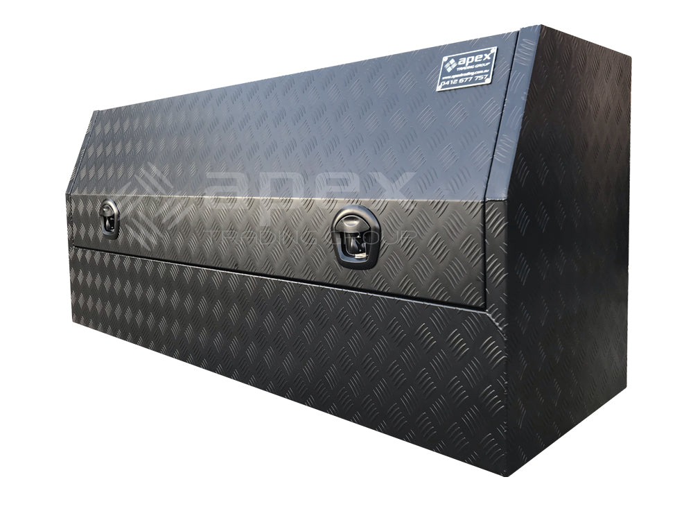 Aluminium Powder Coat Half Lid Toolbox 1768HCPBL