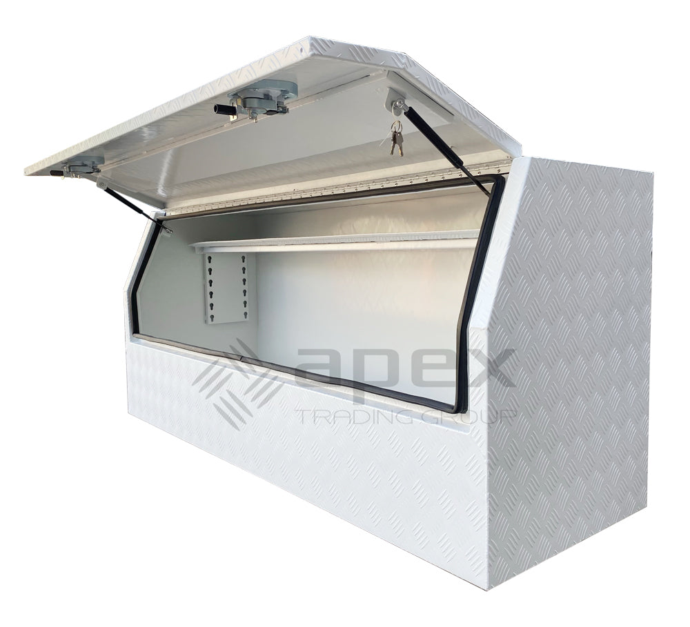 Aluminium Powder Coat Half Lid Toolbox 1768HCPWL