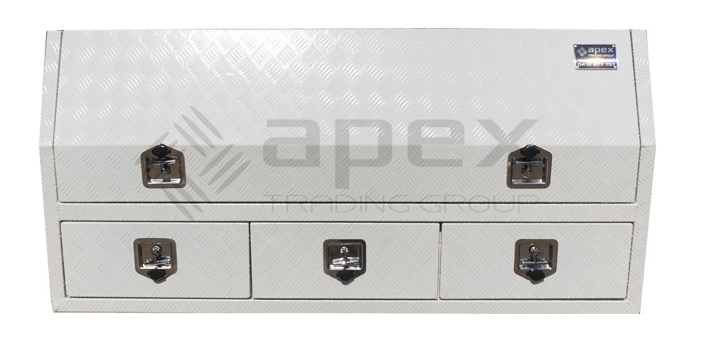 Aluminium Powder Coat Toolbox with Drawers 1768HDCPW
