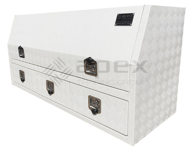 Aluminium Powder Coat Toolbox with Drawers 1768HDCPW