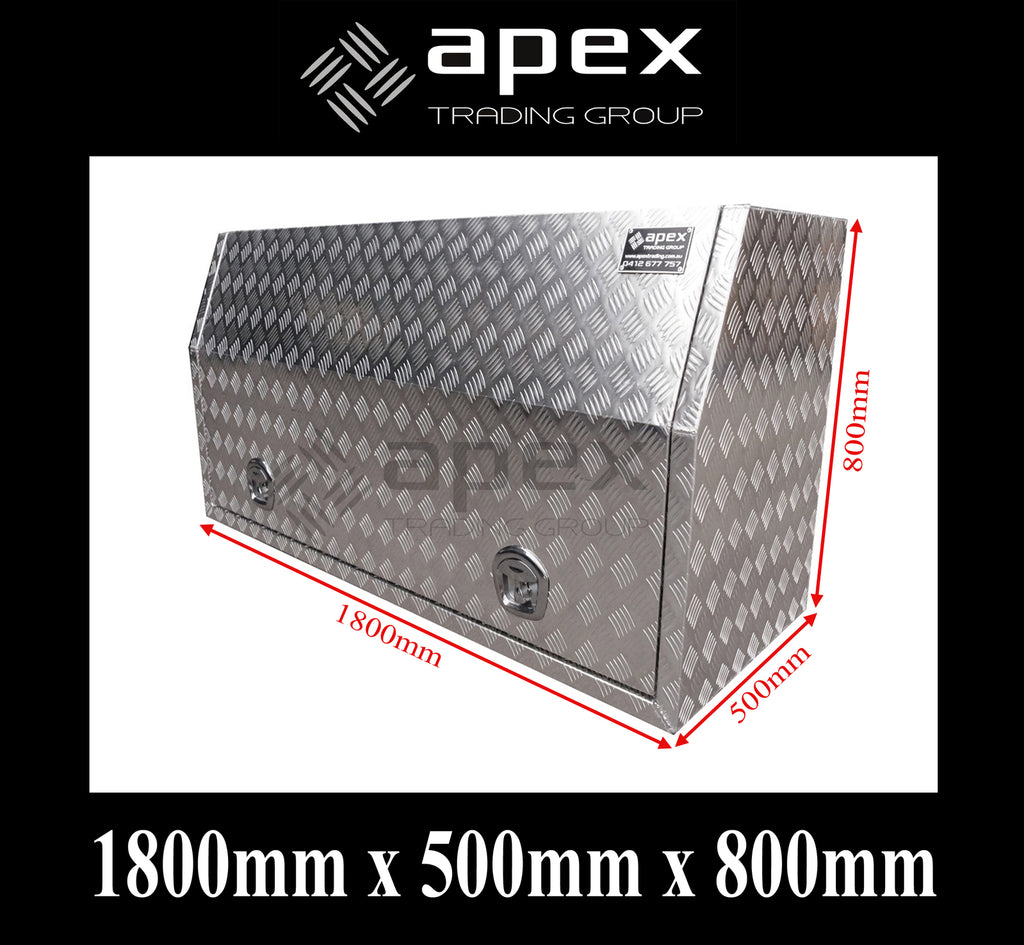 Aluminium Full Lid Toolbox 1858FRL