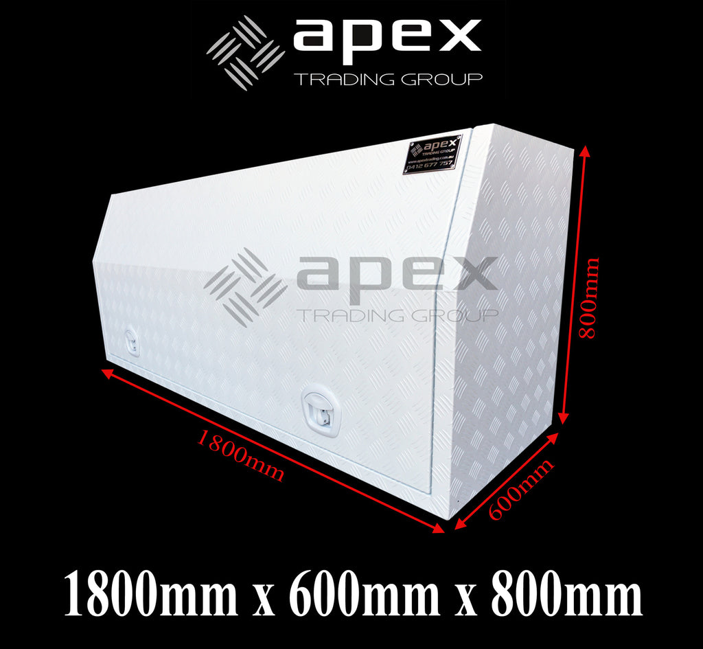 Aluminium Powder Coat Full Lid Toolbox 1868FCPWL