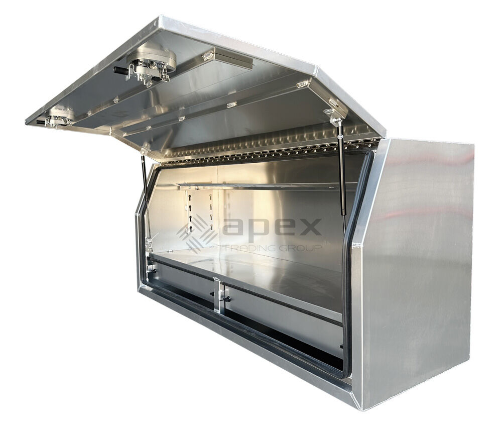 Aluminium Full Lid Toolbox with Drawers 1868FDFP-2D