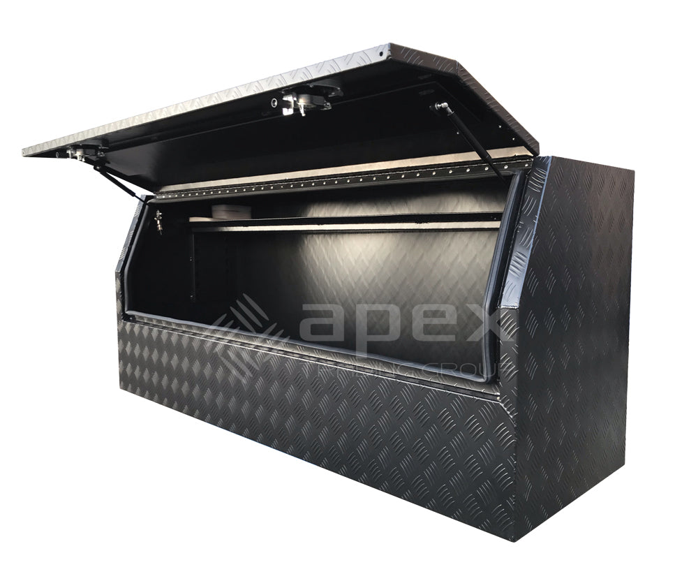 Aluminium Powder Coat Half Lid Toolbox 1868HCPBL