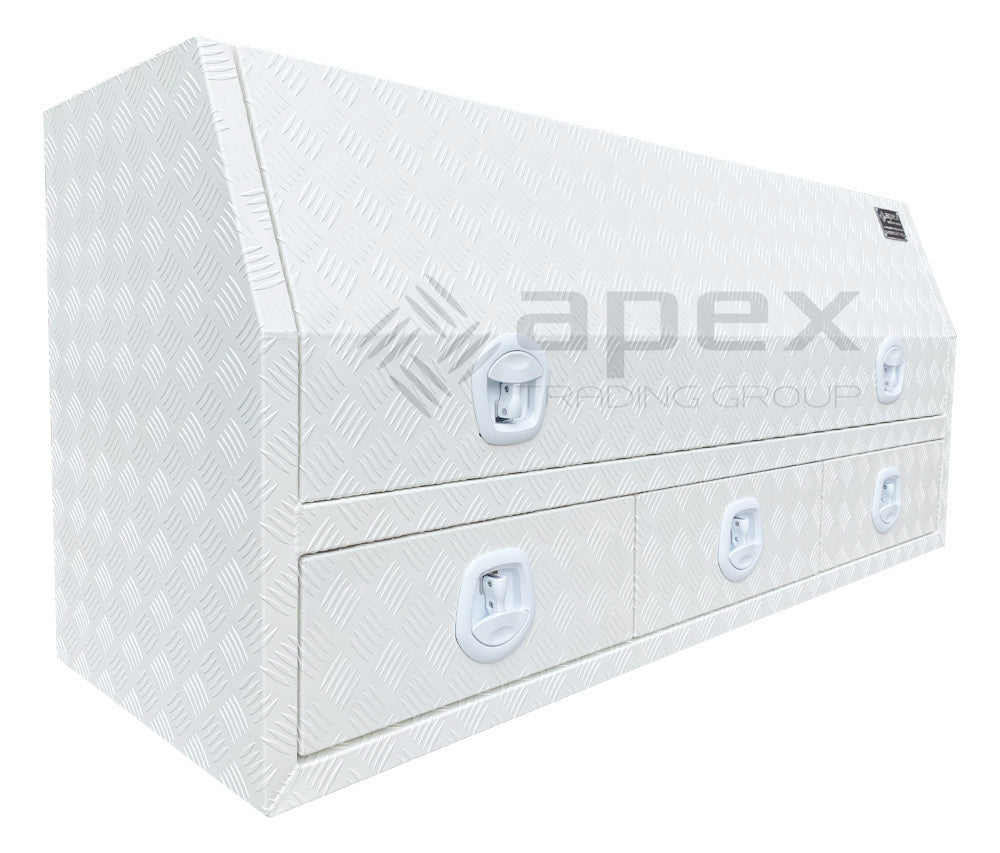 Aluminium Powder Coat Toolbox with Drawers 1868HDCPWL