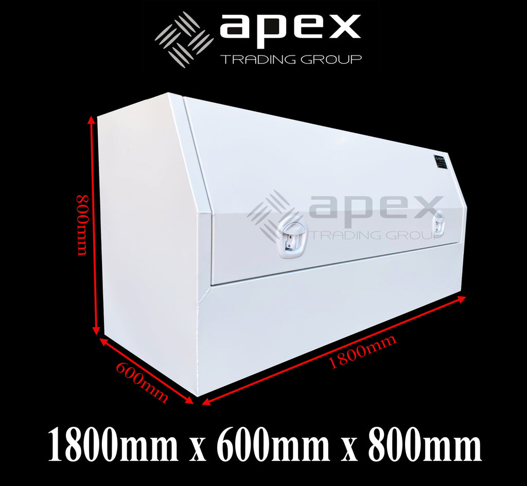 Aluminium Half Lid Toolbox White Series 1868HFPWL