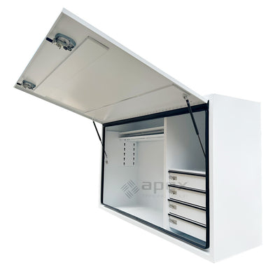 Aluminium Full Lid Toolbox with Drawers 20126FDFPWL