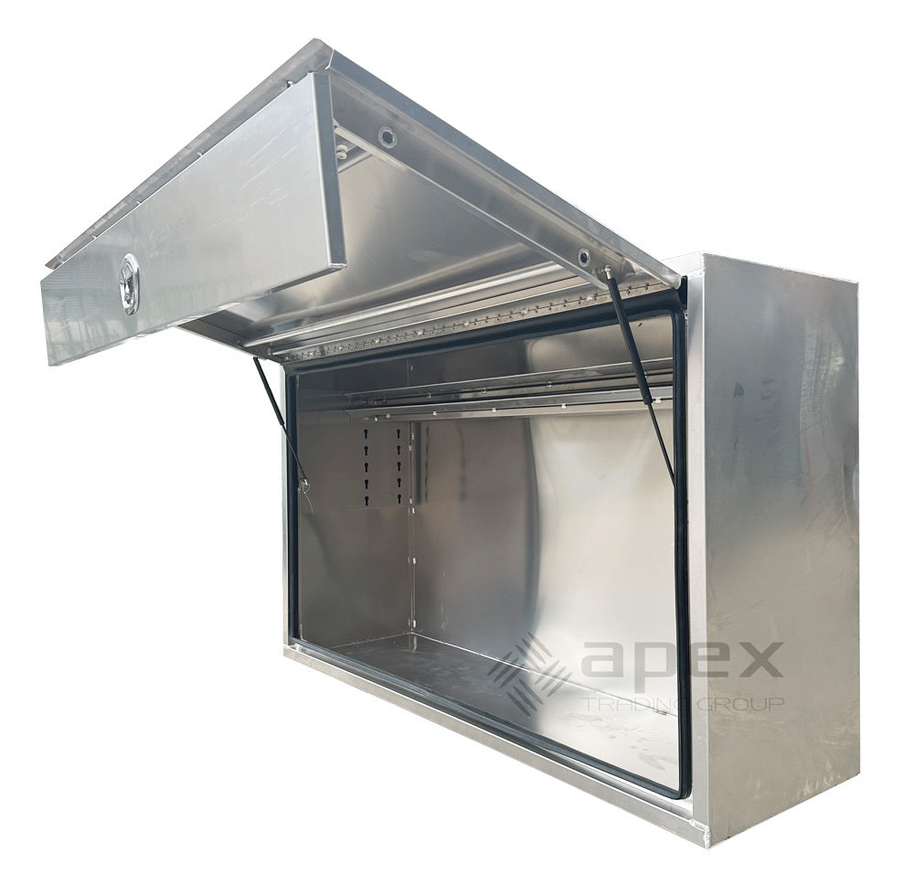 Aluminium Full Lid Flat Plate Truck Toolbox 20126FP-F