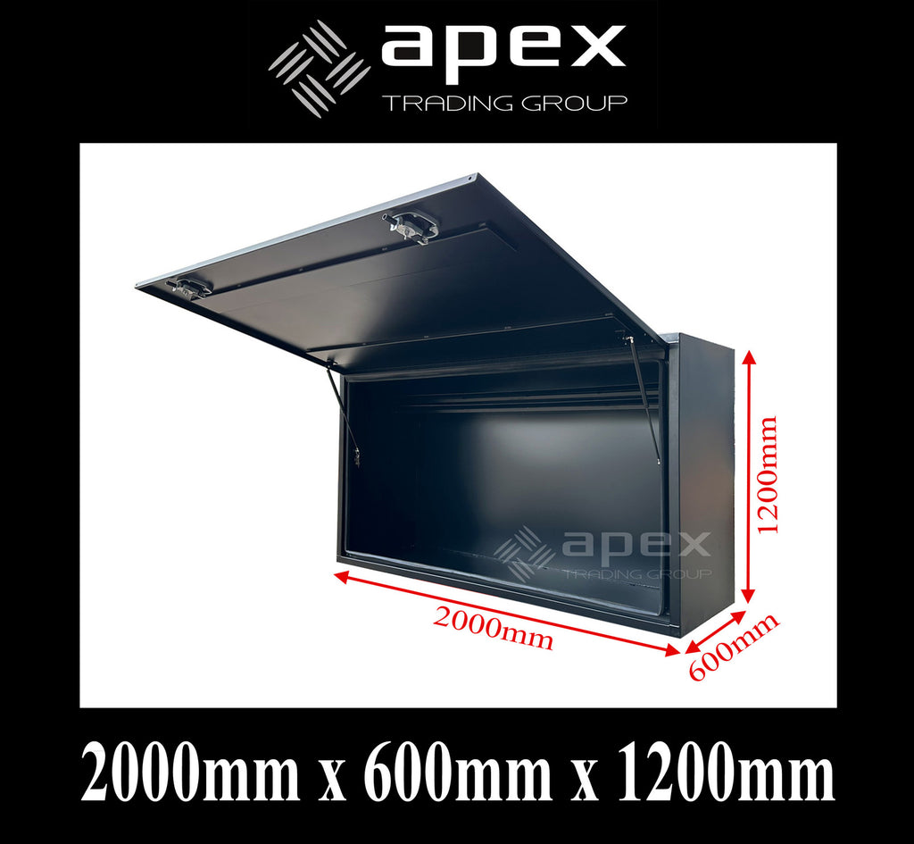 Aluminium Flat Plate Truck Box Toolbox 20126FPBL