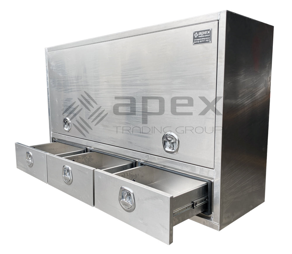 Aluminium Truck Toolbox with Drawers 20126HDFPL