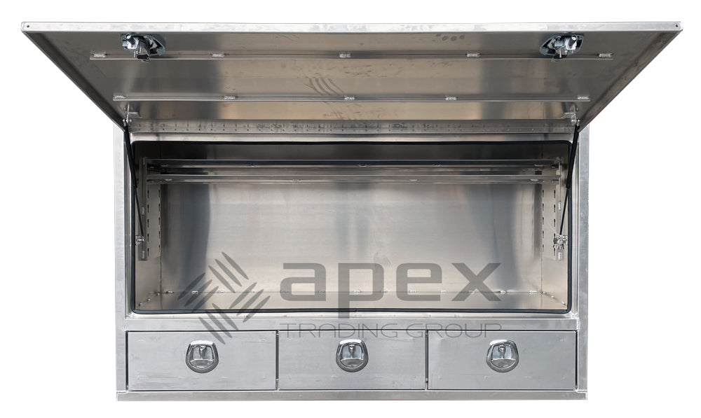 Aluminium Truck Toolbox with Drawers 20126HDFPL