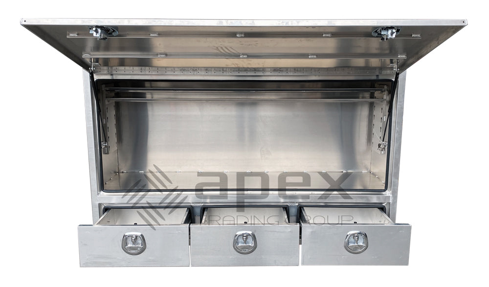 Aluminium Truck Toolbox with Drawers 20126HDFPL