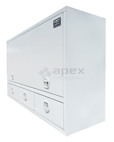 Aluminium Truck Toolbox with Drawers 20126HDFPWL