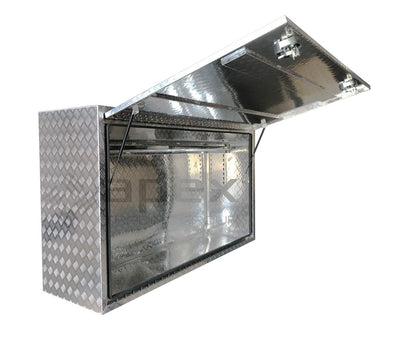 Aluminium Checker Plate Full Lid Truck Box 20126L