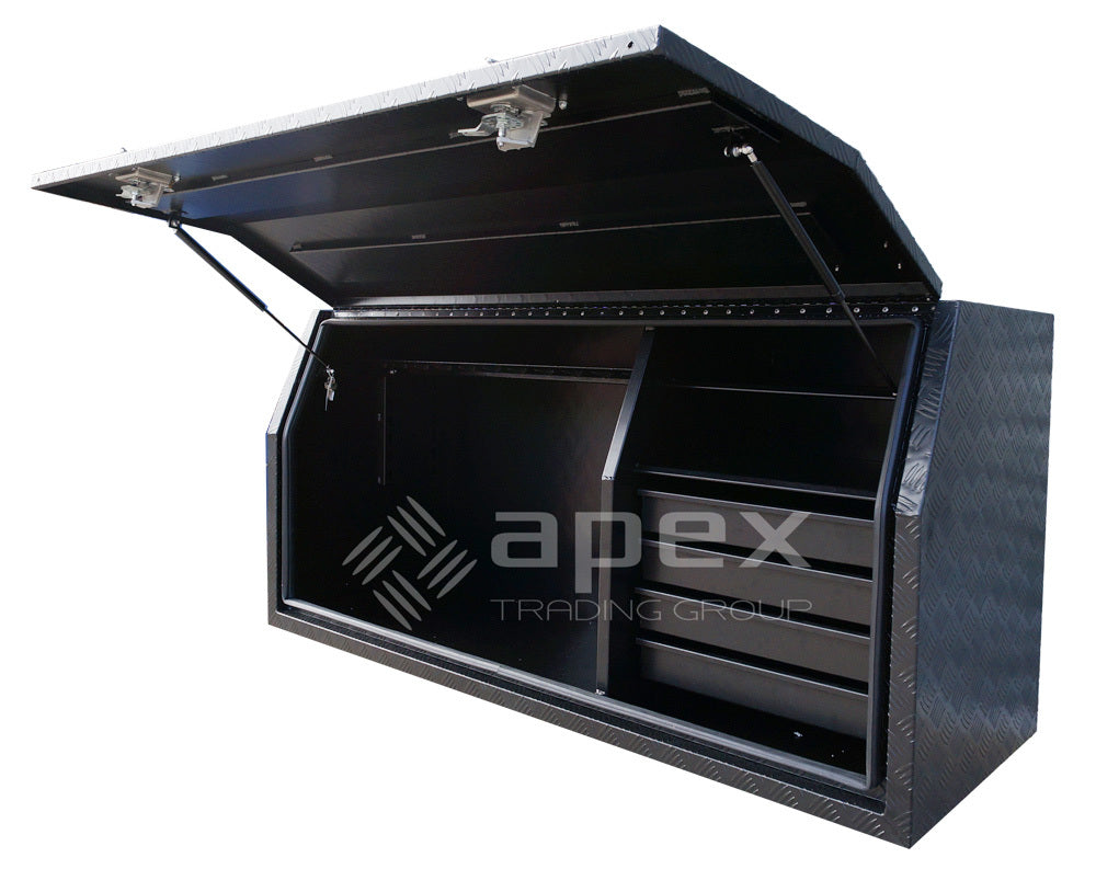 Aluminium Powder Coat Toolbox with Drawers 2068FDCPBL