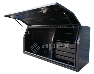 Aluminium Powder Coat Toolbox with Drawers 2068FDCPBL