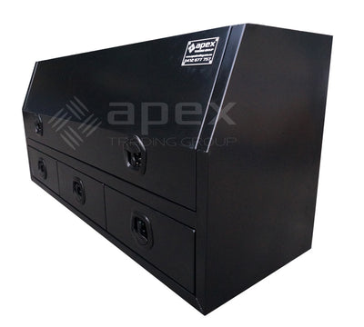 Aluminium Toolbox with External Drawers 2068HDFPBL
