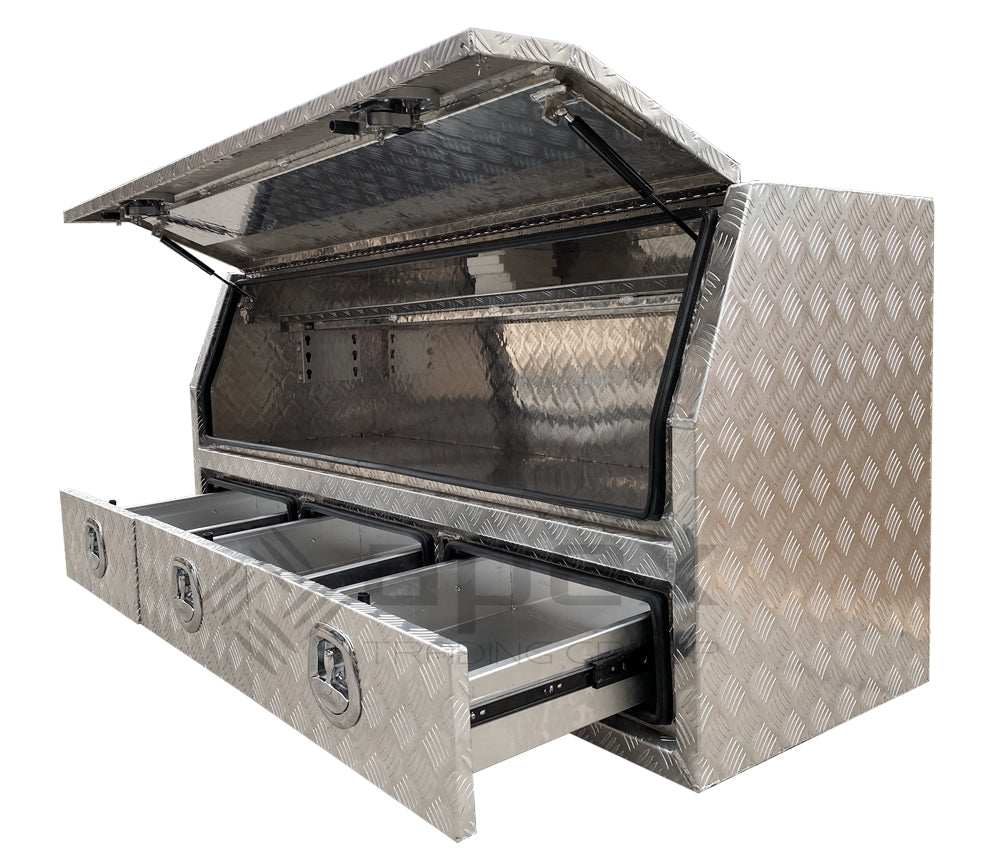 Aluminium Toolbox with External Drawers 2068HDL
