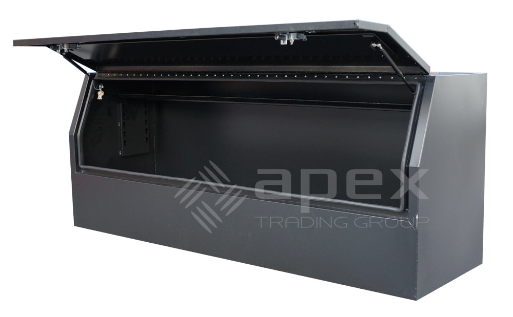 Aluminium Half Lid Toolbox Black Series 2068HFPBL