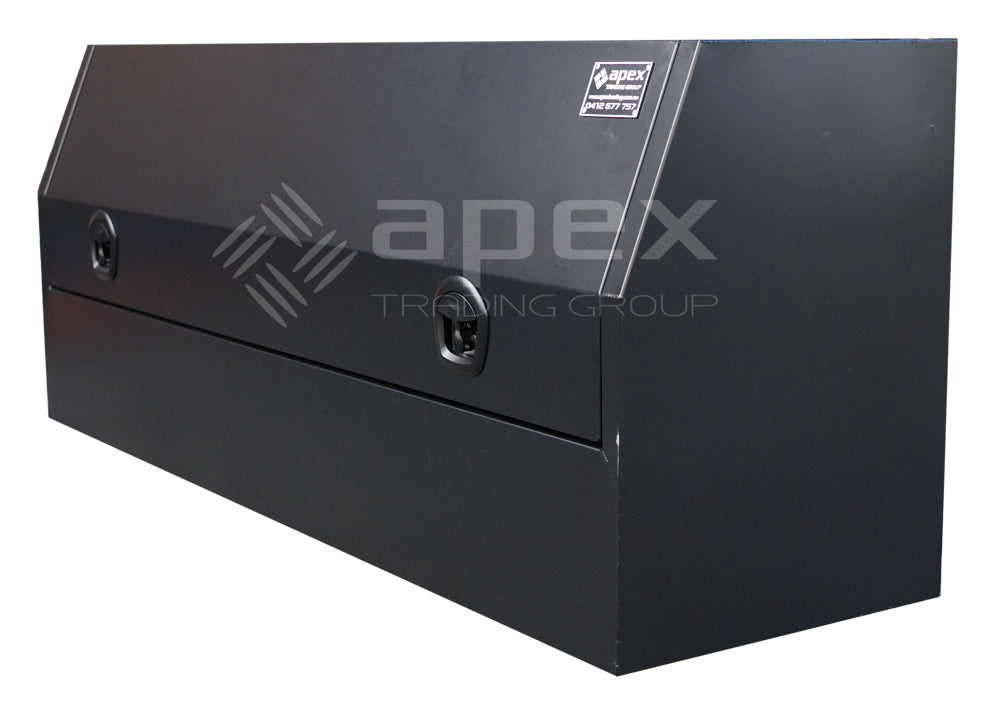 Aluminium Half Lid Toolbox Black Series 2068HFPBL