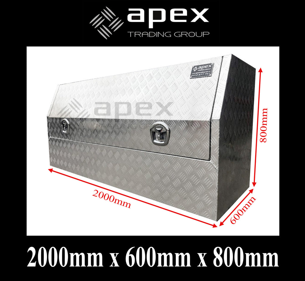 Aluminium Half Lid Toolbox 2068HRL