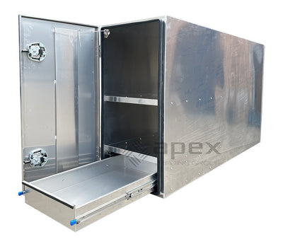 Aluminium Flat Plate Truck Box Toolbox 22612-2SDFPL
