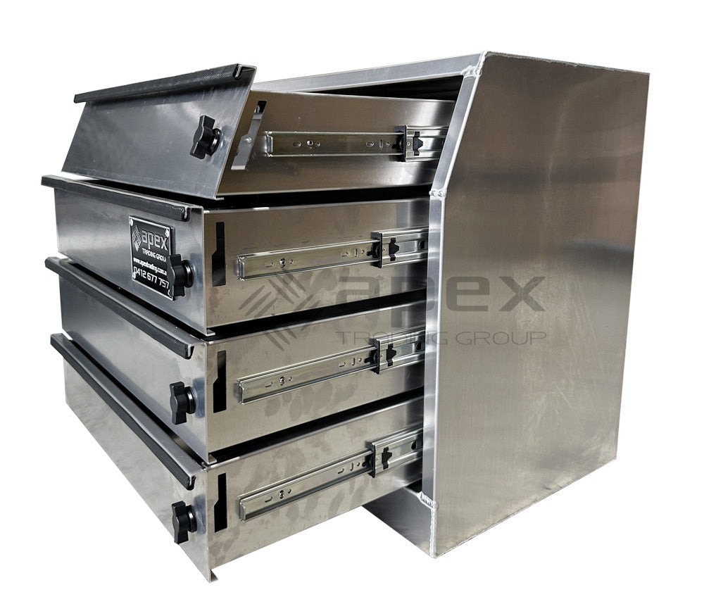 Aluminium Toolbox Drawers 6464D