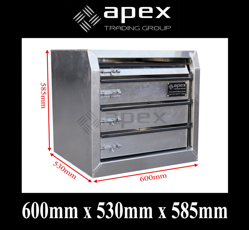 Aluminium Toolbox Drawers 656-4D