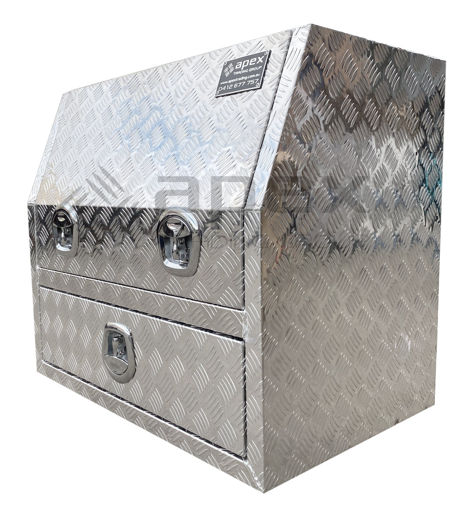 Aluminium Toolbox with Enclosed External Drawer 968HDL
