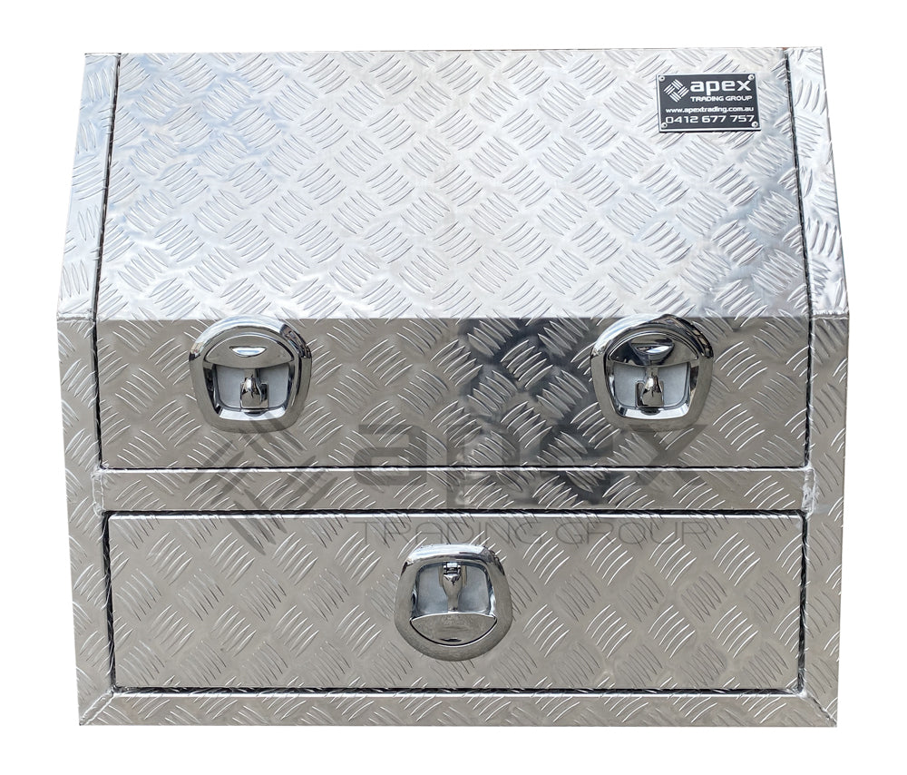 Aluminium Toolbox with Enclosed External Drawer 968HDL