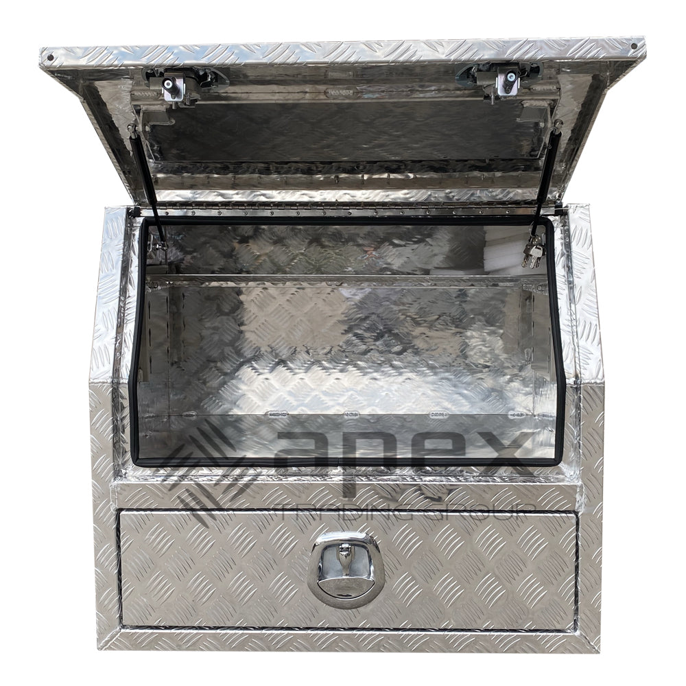 Aluminium Toolbox with Enclosed External Drawer 968HDL