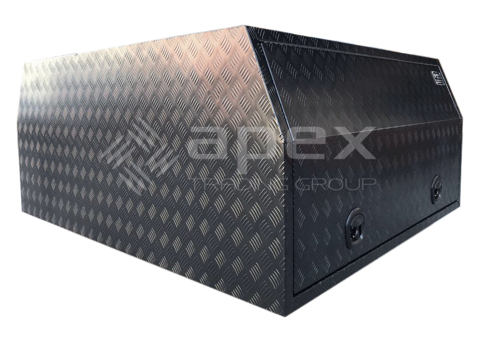 Black Aluminium Multi Lid Canopy Toolbox AC1600CPBL