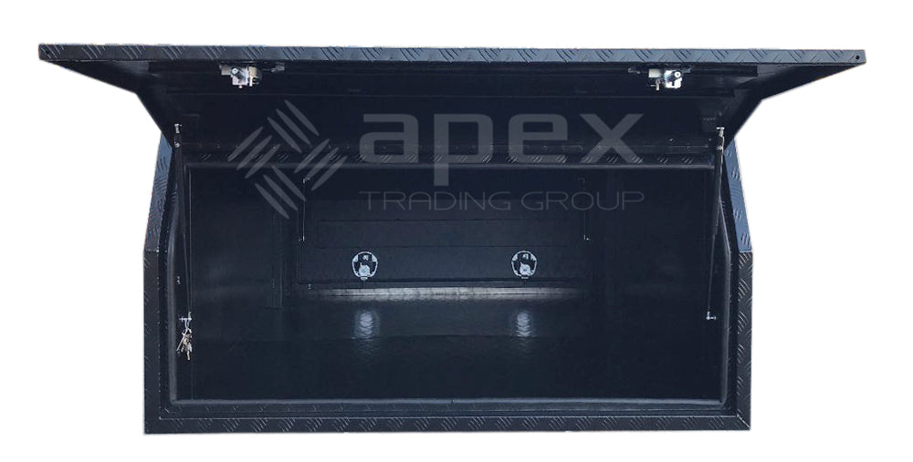 Black Aluminium Multi Lid Canopy Toolbox AC1600CPBL