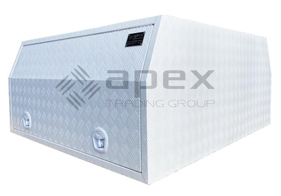 White Powder Coat Aluminium Multi Lid Canopy AC1600CPWL