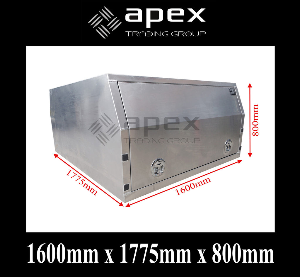 Aluminium Multi Lid Canopy Toolbox AC1600FPJL