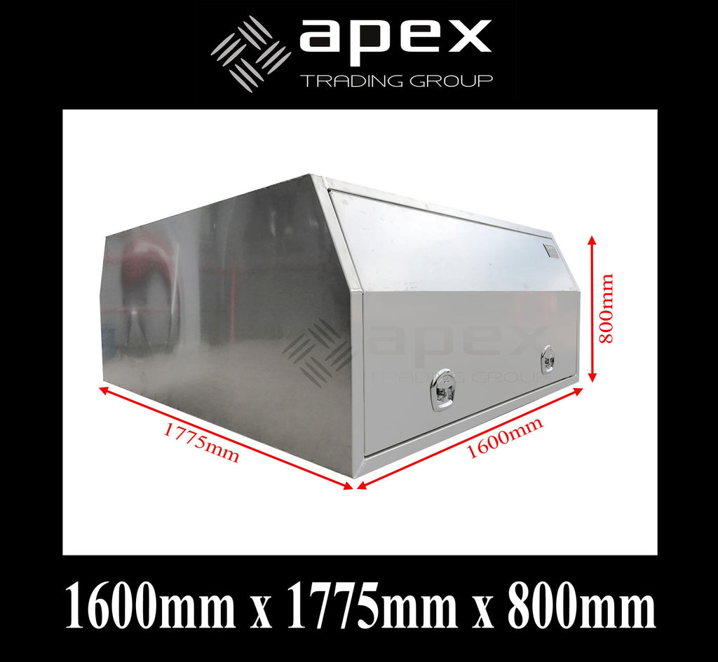 Aluminium Multi Lid Canopy Toolbox AC1600FP