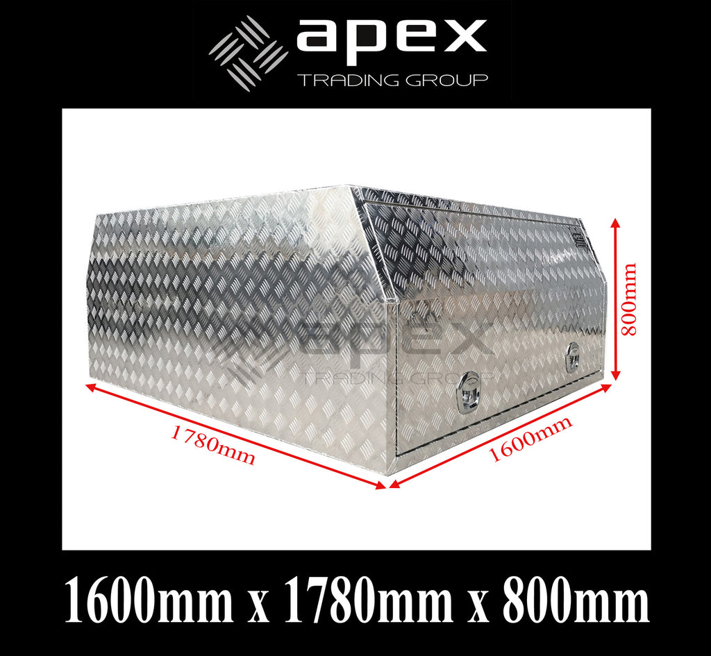 Aluminium Multi Lid Canopy Toolbox AC1600