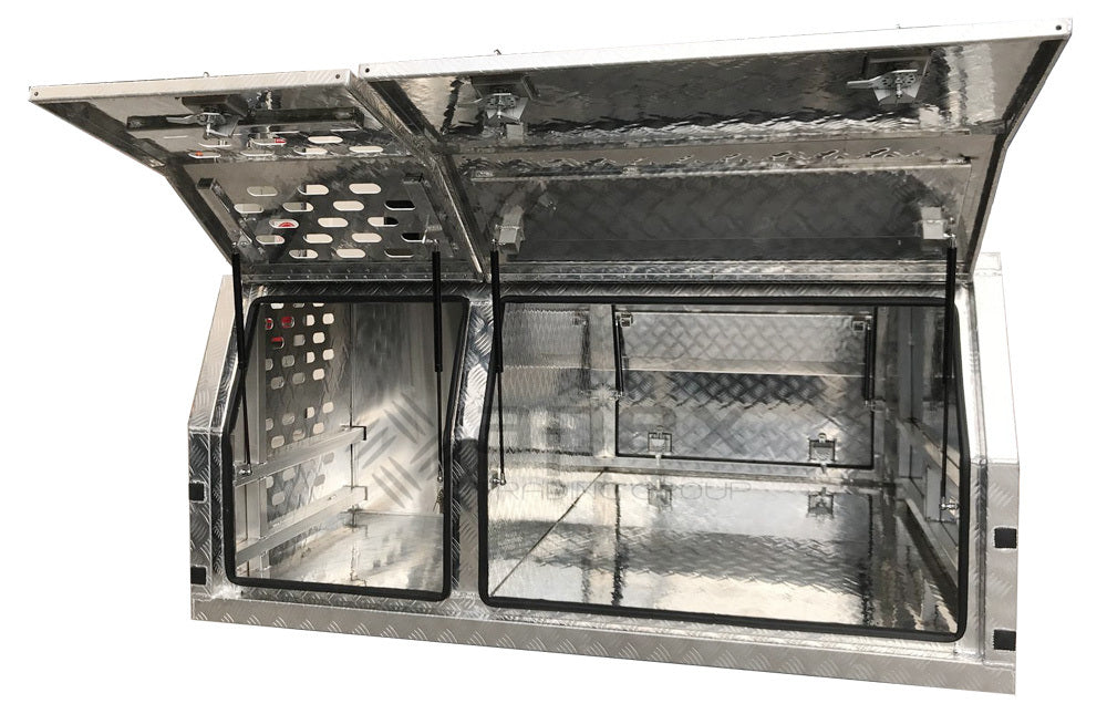 Aluminium Dog Cage Fridge Box Canopy Toolbox AC1800DTL