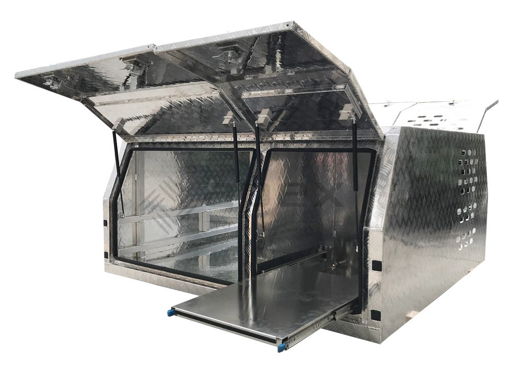 Aluminium Dog Cage Fridge Box Canopy Toolbox AC1800DTL