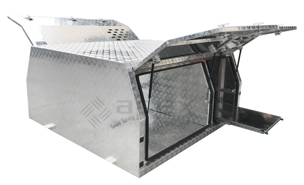 Aluminium Dog Cage Fridge Box Canopy Toolbox AC1800DTL