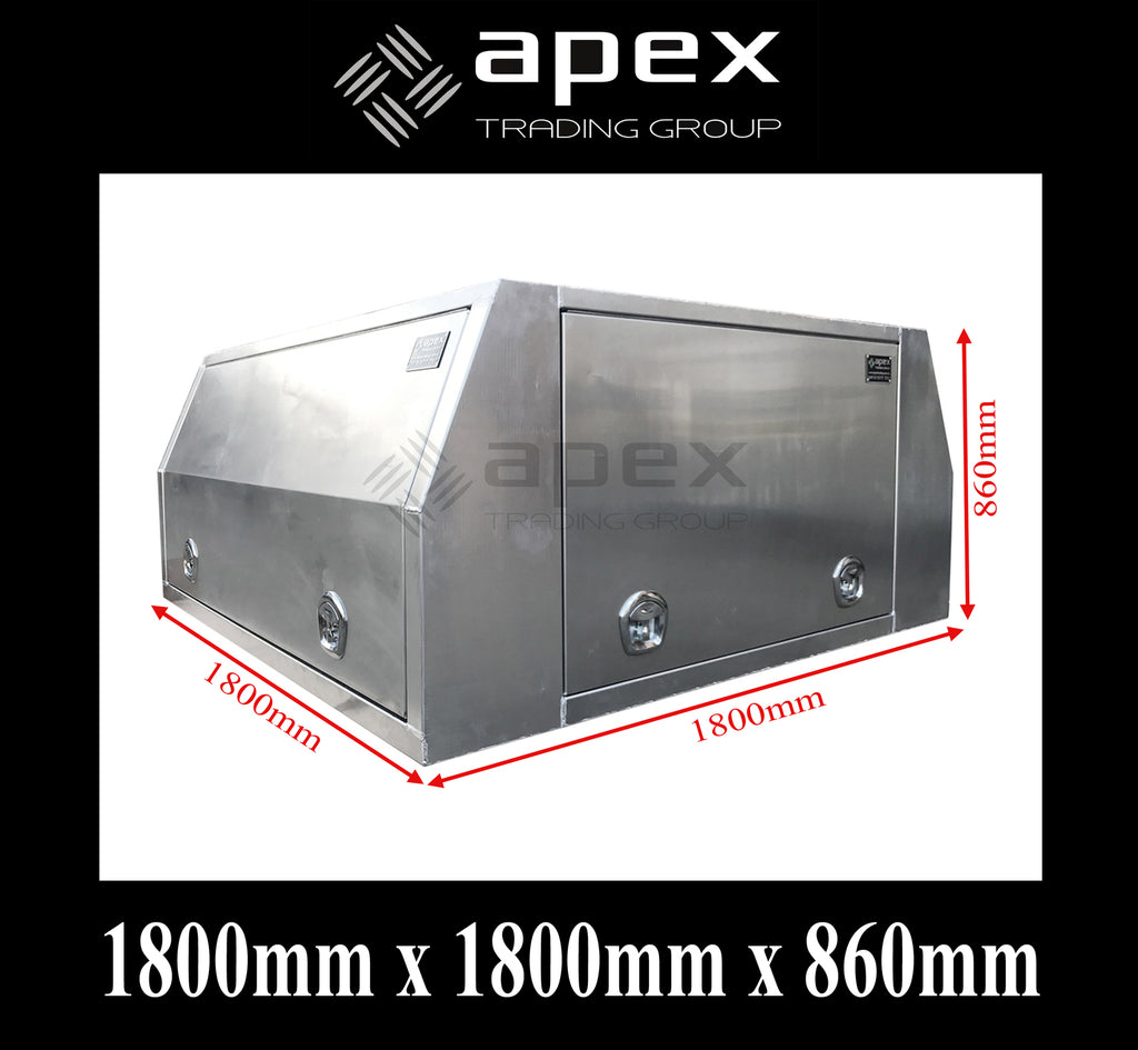 Aluminium Multi Lid Canopy Toolbox AC1800FPL