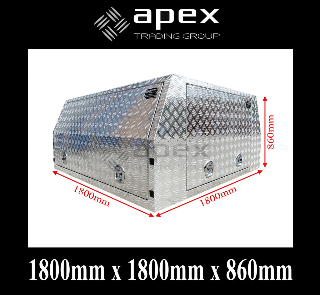Aluminium Multi Lid Canopy Toolbox AC1800JL