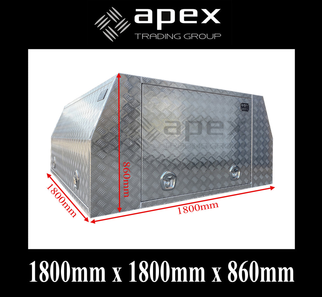 Aluminium Multi Lid Canopy Toolbox AC1800