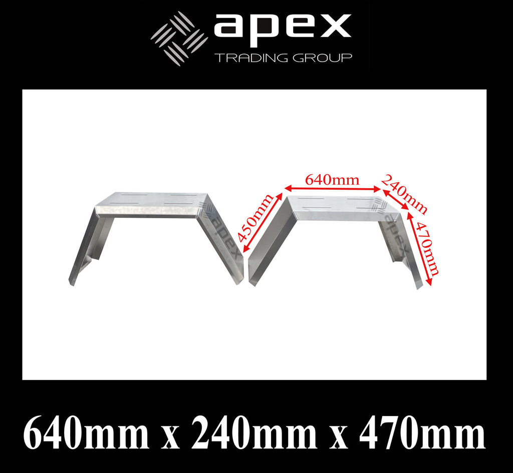 Flared Wheel Arch Mud Guards