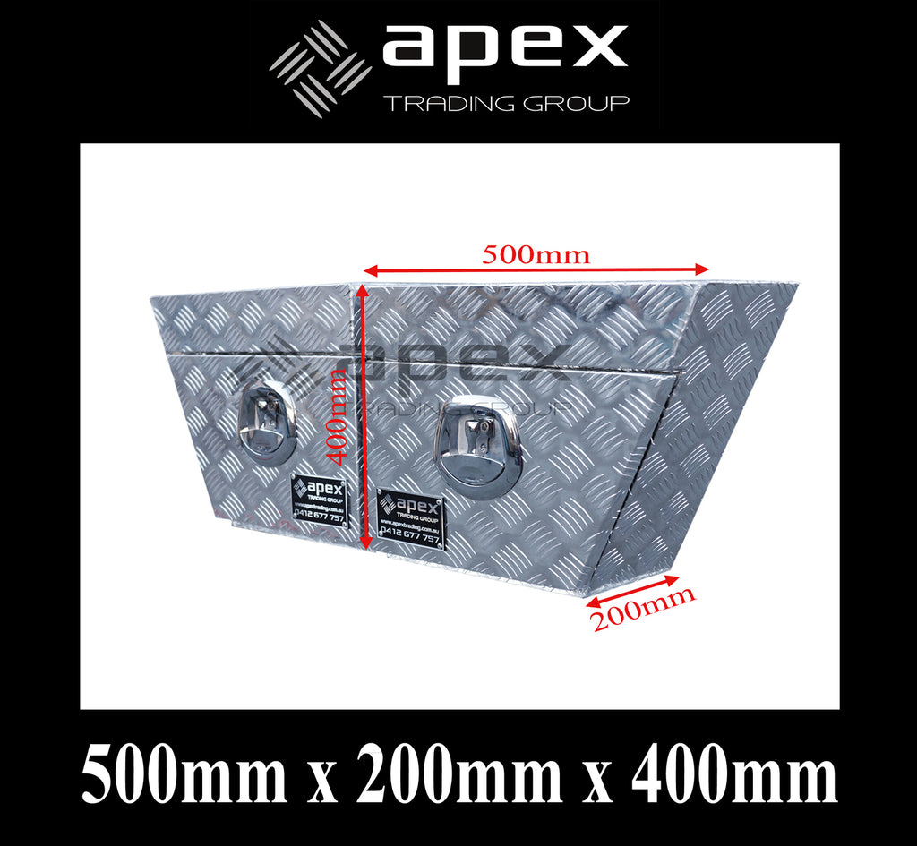 Aluminium Undertray Toolbox Set U500L