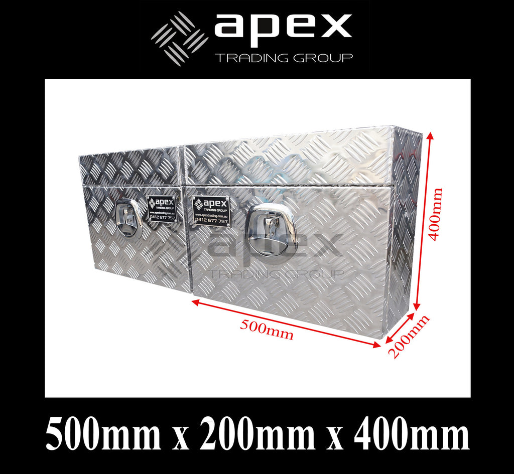 Aluminium Undertray Toolbox Set Of Two U500S2L