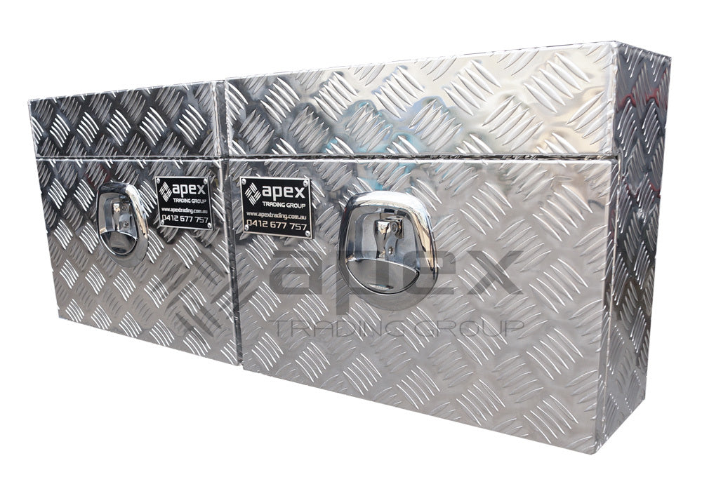 Aluminium Undertray Toolbox Set Of Two U500S2L
