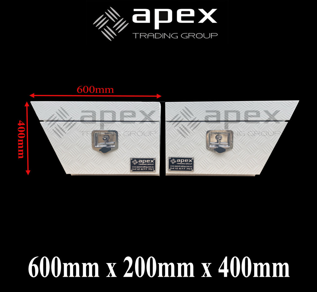 Aluminium Undertray Toolbox Set U600CPW