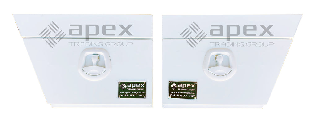 Aluminium Undertray Toolbox Set White Series- U600FPWL